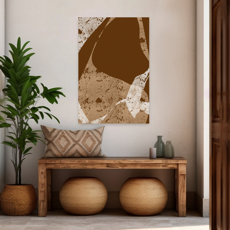 Art contemporain, art contemporain abstrait, H 48 po x l 32 po