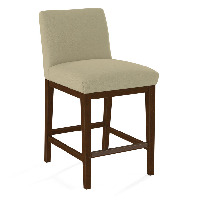Upholstered Stool, Pecan, Rumor Bliss