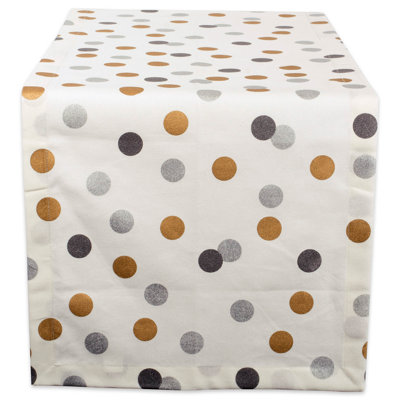 Mcmann Metallic Confetti Table Runner
