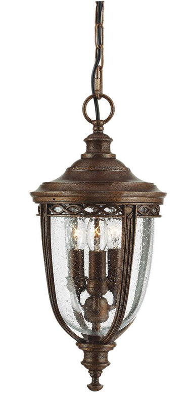 Thynes 3 - Light Pendant, Medium, British Bronze