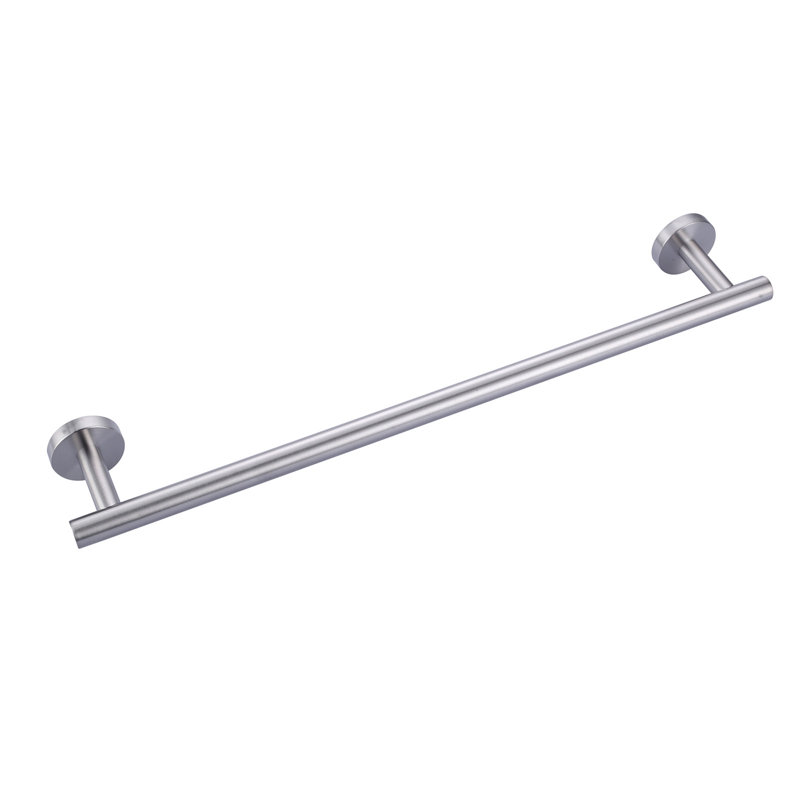 Barre à serviettes murale SUS304, H 2 po x l 20 po x P 3,1 po, Nickel brossé