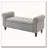 Button Tufted Upholstered Storage Ottoman Bench with Rolled Arms-1485905182