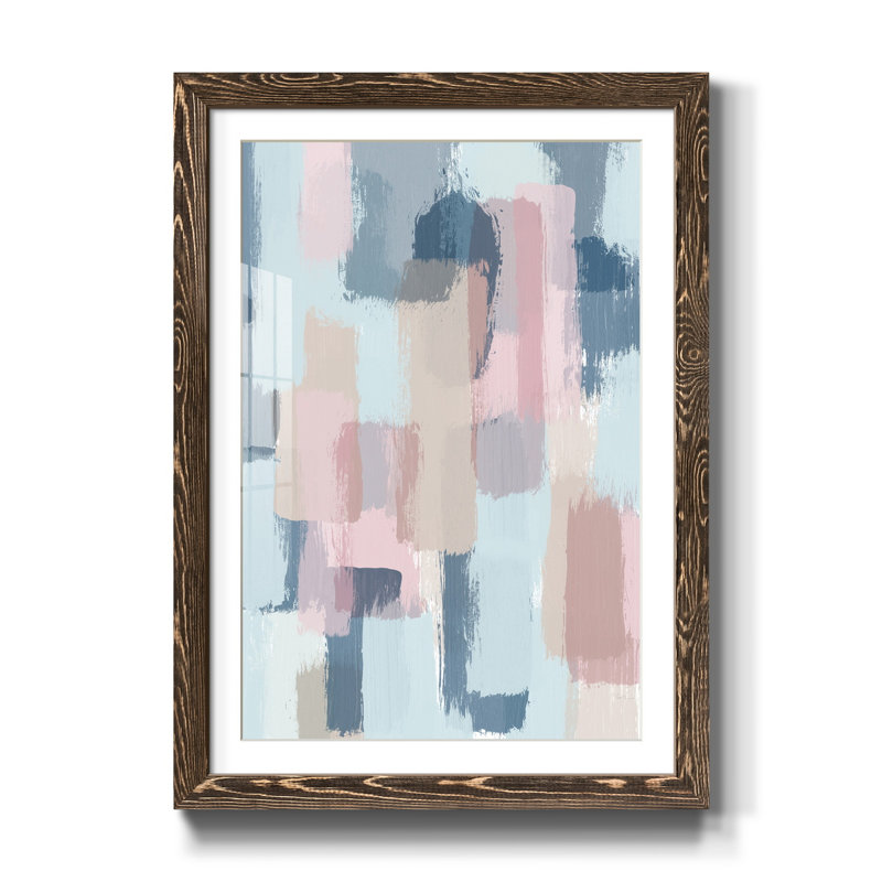 Evenings Edge II - Cadre photo, reproduction d'art sur papier, H 31,5 po x l 23,5 po x P 1,5 po, Noyer