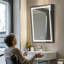 Miroir inclinable avec lumières DEL Maytha