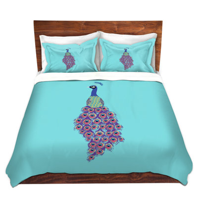  Ensemble de housse de couette Peacock