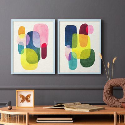 Sunlit Spectrum I-Premium, reproduction encadrée prête à accrocher - aucun clou requis - aucun clou requis