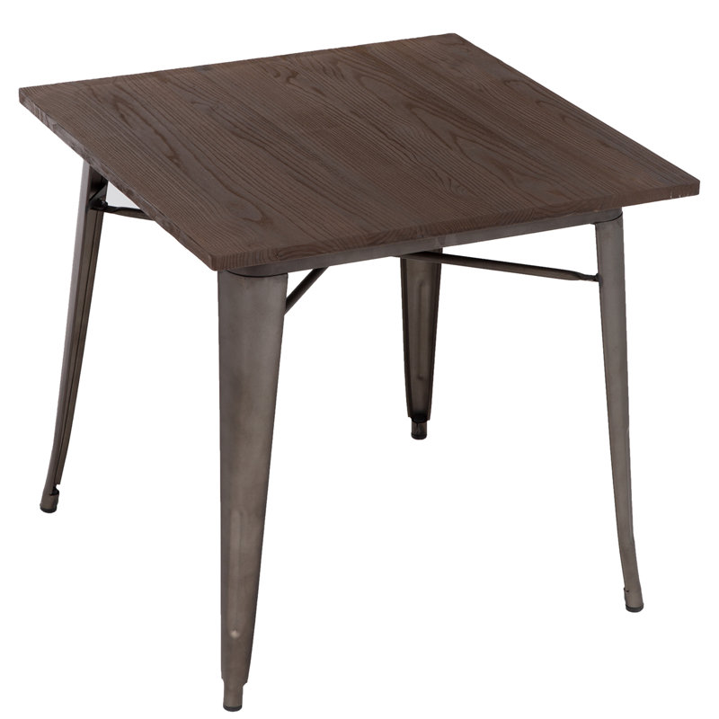 Table de bar très résistante Reavis, H 30 po x l 31 po x P 31 po
