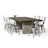 Torian Oak Solid Wood Top Dining Table-47332945
