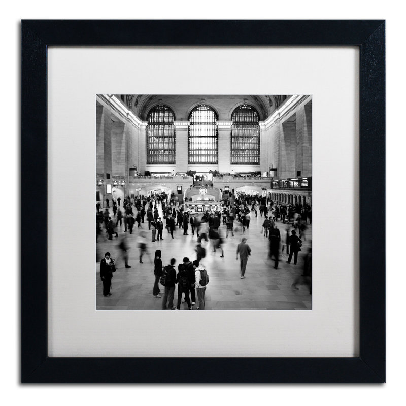 « rush hour » par nina papiorek, reproduction de photo encadrée, Blanc, H 16 po x l 16 po