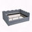 Gingham Daybed Storage Drawers USB Port Wave Shaped-319670702-319670698