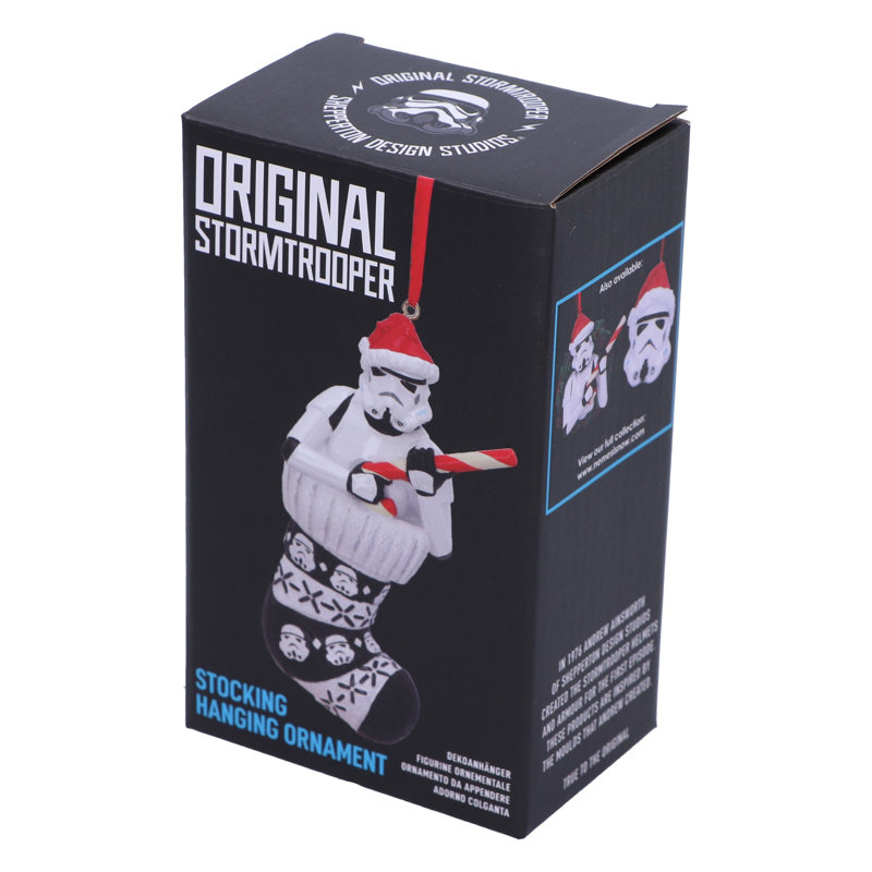 Ornement suspendu Nemesis Now Stormtrooper en bas, 11,5 cm