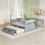 Lit superposé simple / double avec lit gigogne simple, lit superposé séparable avec tiroirs-639139407