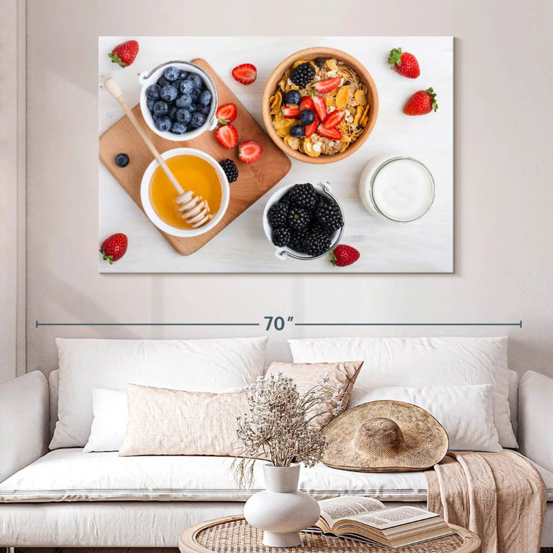 Yarlin Berry Cereal Breakfast, 34" H x 51" W