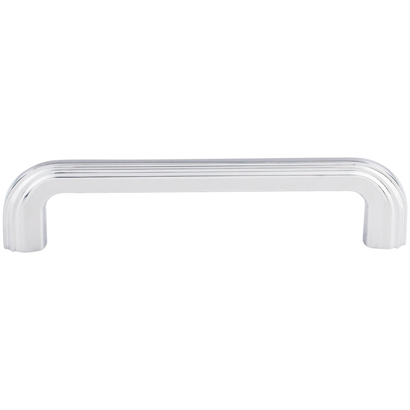 Victoria Falls Bar Pull, Polished Chrome, 12" Center to Center