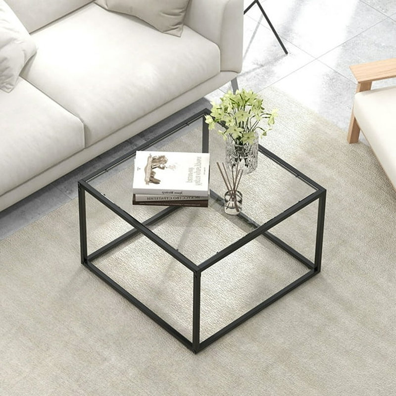 Table basse Bailei, Transparent