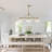 Kelbe 3 - Light Dimmable Modern Linear Chandelier