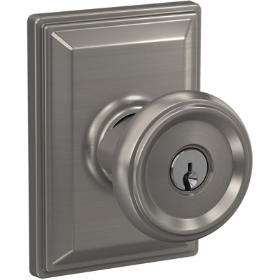 Bouton de porte avec serrure