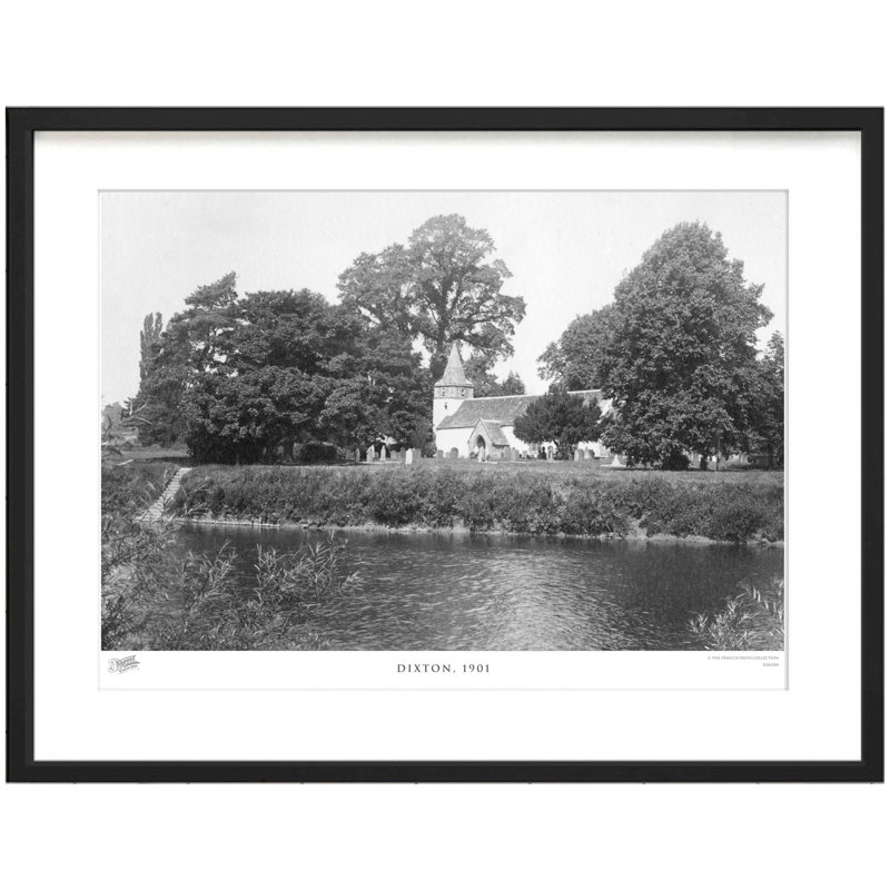 Dixton, 1901 - Single Picture Frame Print, 28cm H x 36cm W x 2.3cm D