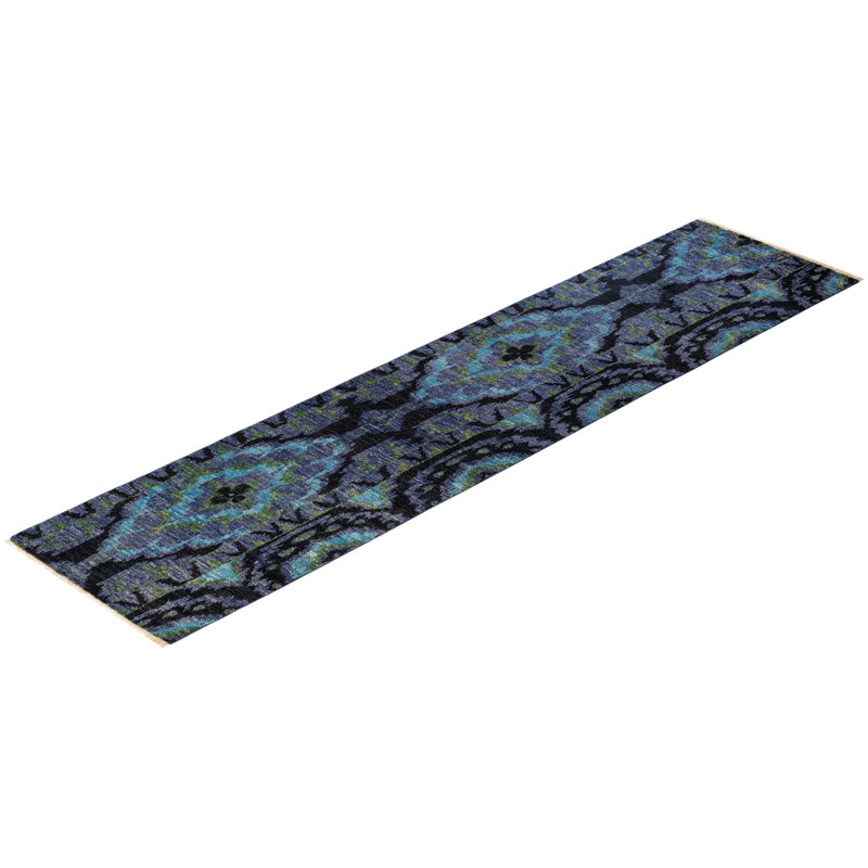 Contemporary One-of-a-Kind Runner 2'7" X 10'3" Area Rug