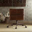 Chaise de bureau pivotante rétro avec base 5 étoiles
