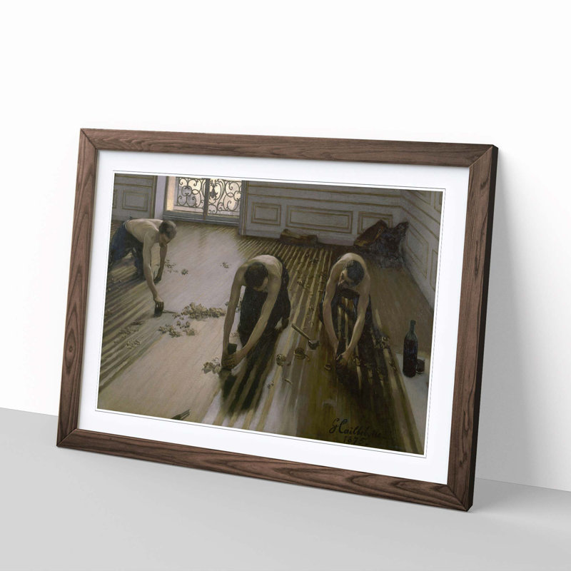 Gustave Caillebotte - Single Picture Frame Print, Walnut