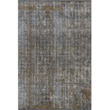 Rapture Abstract Flatweave Silver Gray/Mink Brown Area Rug