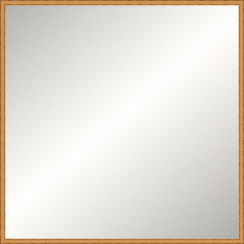 Distressed Gold Legacy Mirror, Medium Square