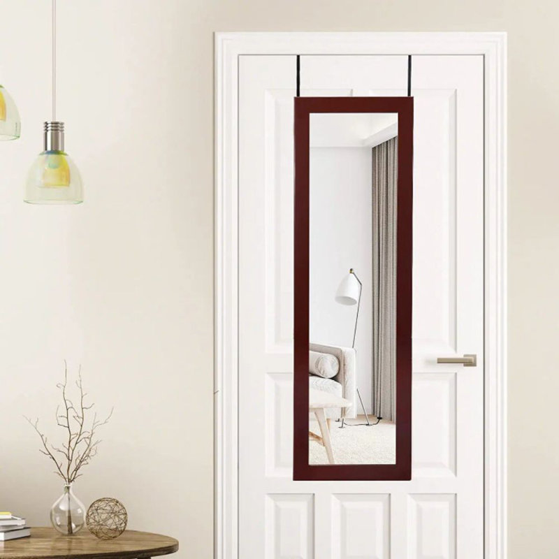 Armoire à bijoux avec miroir Mindarie, Brun