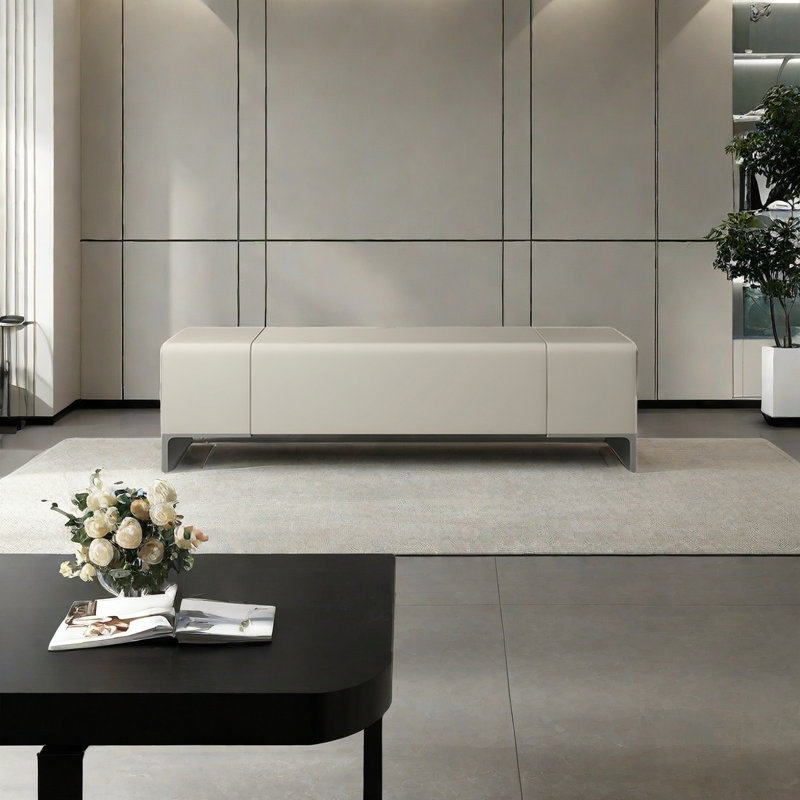 Dairo Upholstered Bench, 17.71" H x 62.99" W x 16.53" D