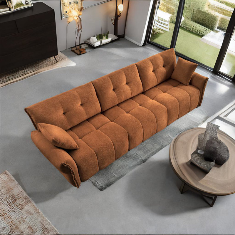 3 - Seater Sofa Set, Orange