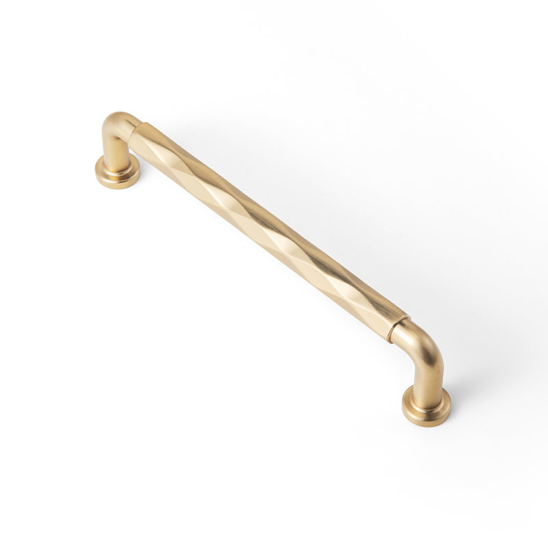 Poignée de meuble en forme de diamant, 5", Bronze champagne
