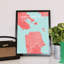 San Francisco City Map - No Frame Print-2095611104