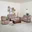 Ensemble de salon inclinable complet avec fauteuil de massage Power Lift, causeuse manuelle et canapé-113432128