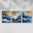 Abstract  Series  CXL  -Set Of 3 Framed Giclee Prints -Ready to Hang-107252242-107252244