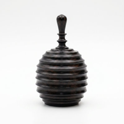 Ebony Wood Collection Wood Jar