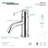 Kingston Brass Continental Single-Handle 1-Hole Deck Mount Bathroom Faucet with Push Pop-Up-22017218