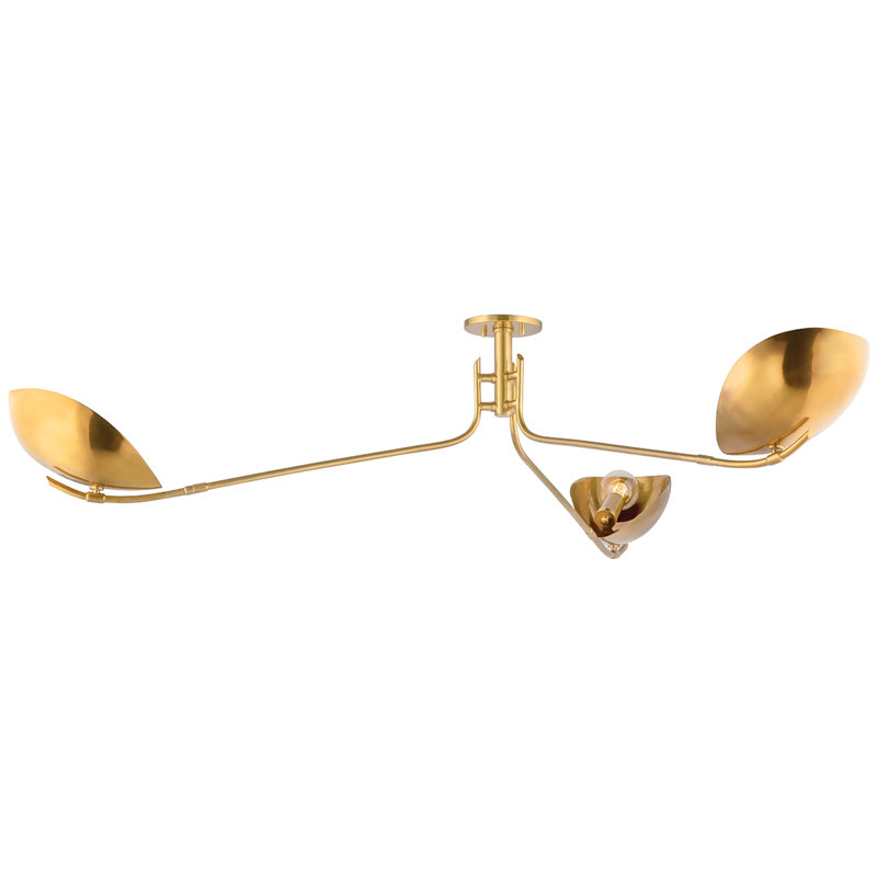 AVONDALE 3 LIGHT SEMI FLUSH