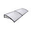 Sol 27 Outdoor 100cm D Plastic Black Cover Retractable Door / Window Awning-26263248-26263255