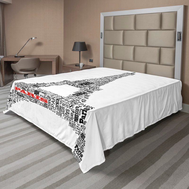 Drap Ambesonne, Drap plat de taille double