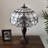 Haruko Tiffany Table Lamp Stained Glass Baroque Style Lavender LED Bulbs Included 16'W*16"D*24"H-39095494