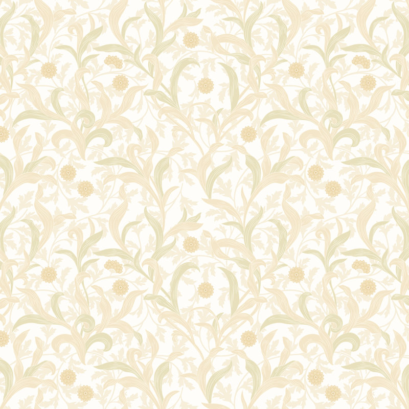 Cipriano 10m x 50cm Matte Wallpaper Roll, Yellow