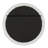  Akiko White Round Mirror