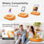 Adjustable Lap Beanbag Tablet  Stand, with Snack Bowl,362° Rotating Cli