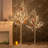Prelit Birch Tree Light Set