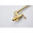 Wall Mounted Folding Kitchen Faucet In Brushed Gold - 360 Rotatable, Brass, Double Handles For Simple Water Flow Regulation, Corrosion Finish, Space Saving Option Luxury Mount Pot Filler Arm, Swivel,-241978121