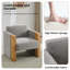 Fauteuil d'appoint rembourré Barraclough-566463751
