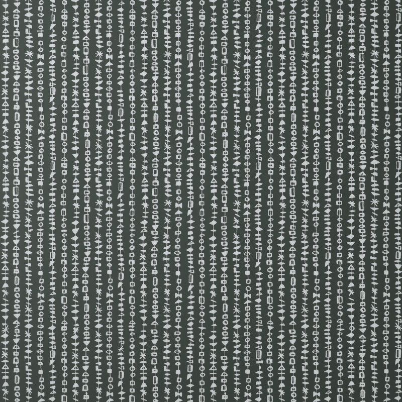 Salvador Black Shape Stripes Wallpaper