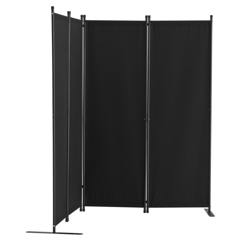 Room Divider, 89.8 x 67.9 inch Room Dividers and Folding Privacy Screens 4-Panel, Partition Room Dividers for Office, Bedroom, Dining Room, Study, Freestanding