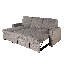 Kingston Upholstered L-shaped Sofa Bed & Chaise
