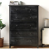 August Grove® New Shaker Style , Solid Pine  Dresser,  In Antique Finish